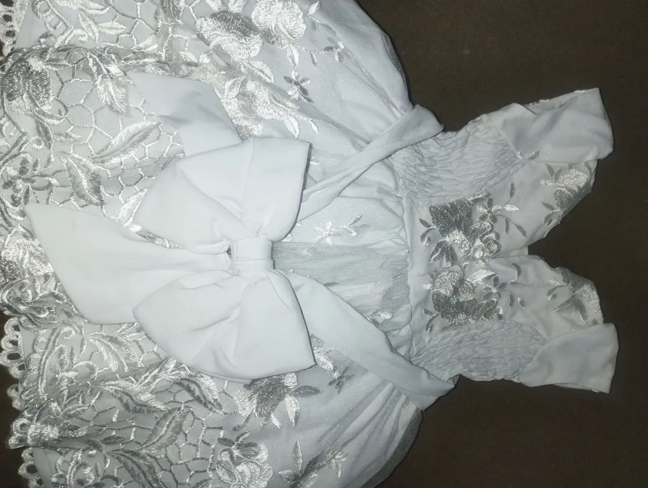 Vestido Branco de batizado  - Foto 4