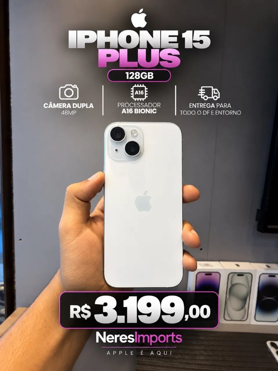 IPHONE 15 PLUS 128 GB 