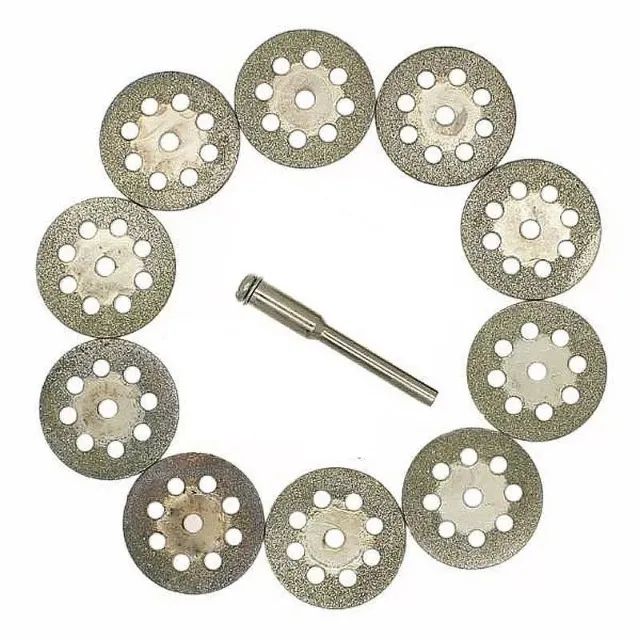 Disco de Corte Diamantado para Micro Retífica Microretifica - Kit com 10pcs - Foto 3