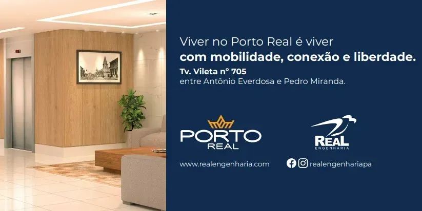 Edifício Porto Real, 3 quartos, 1 vaga, Pedreira, Belém PA - Foto 2