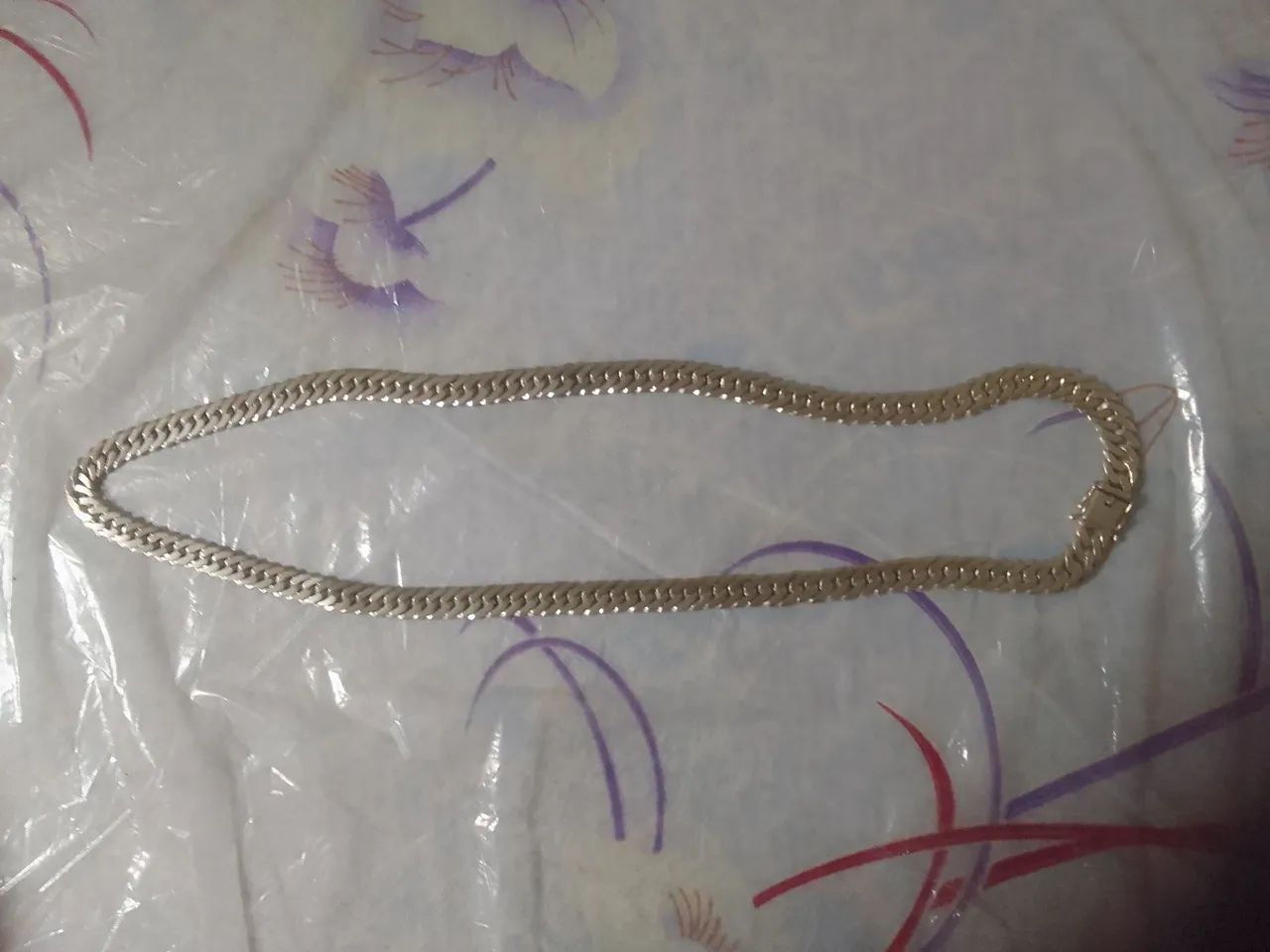 Cordão de prata elo duplo - Foto 3