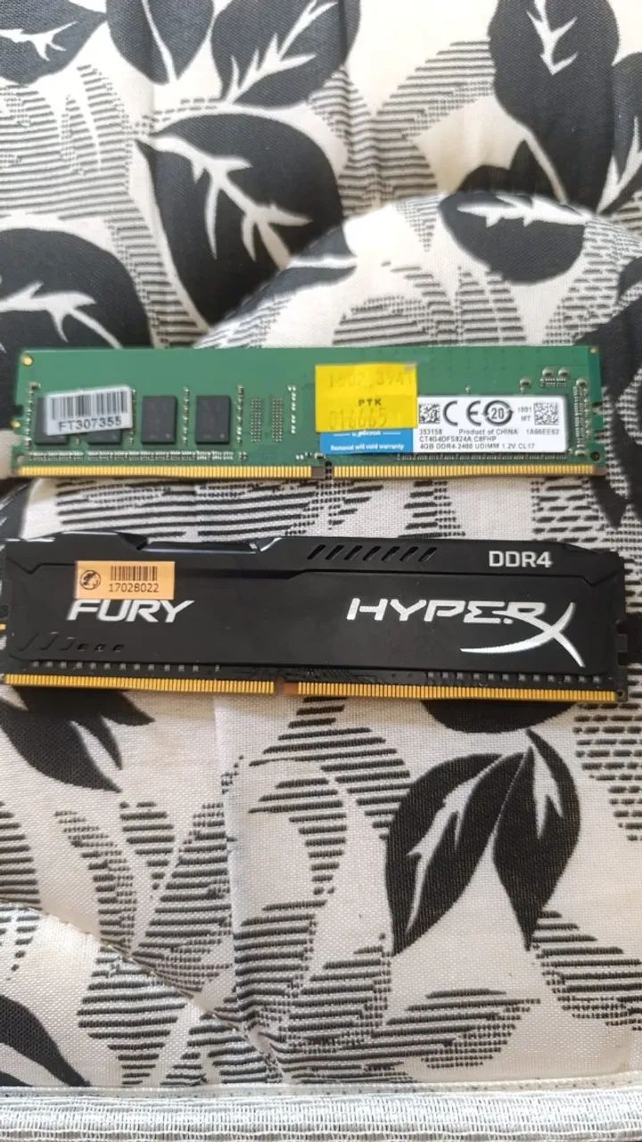 KIT Memoria ram ddr4 8 GB 4+4