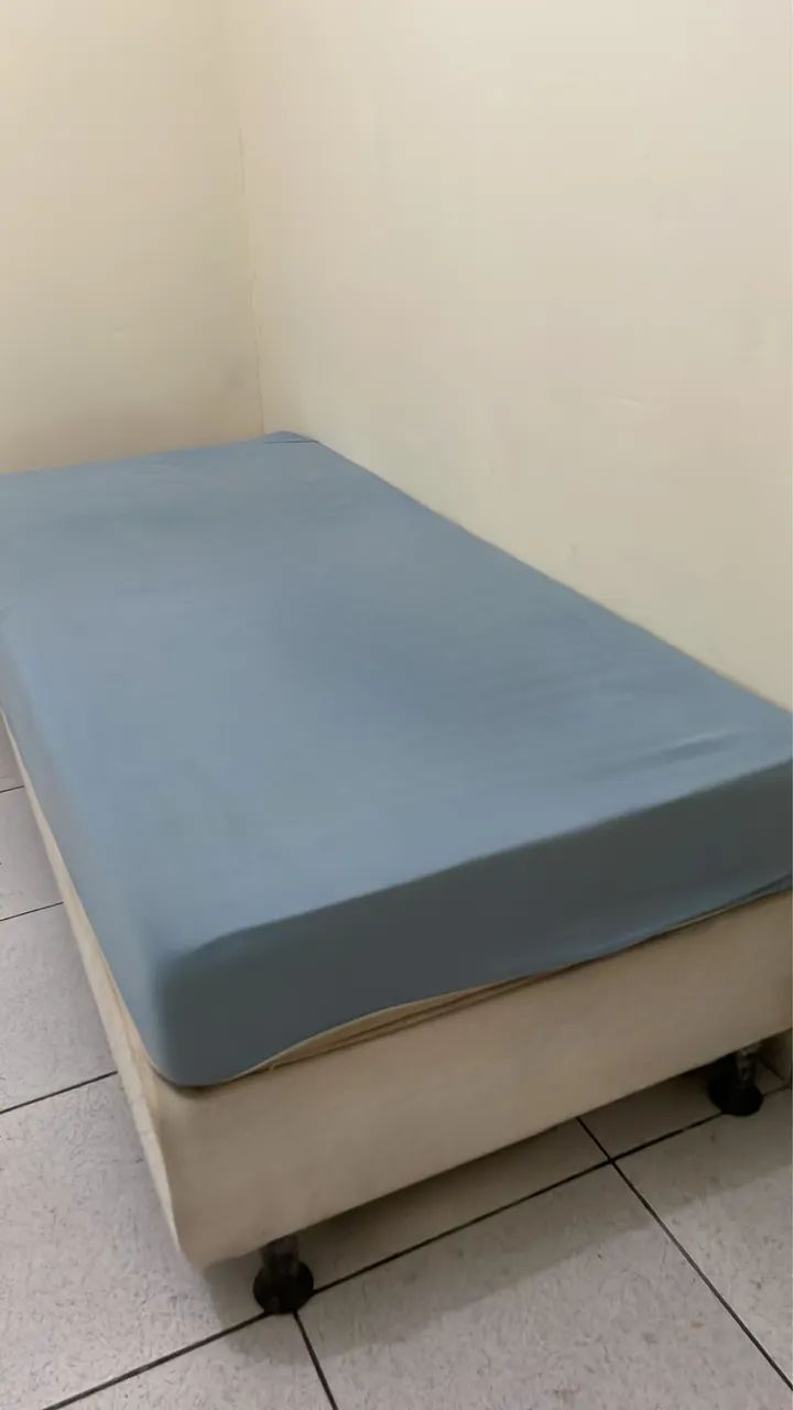 vendo cama box de solteiro