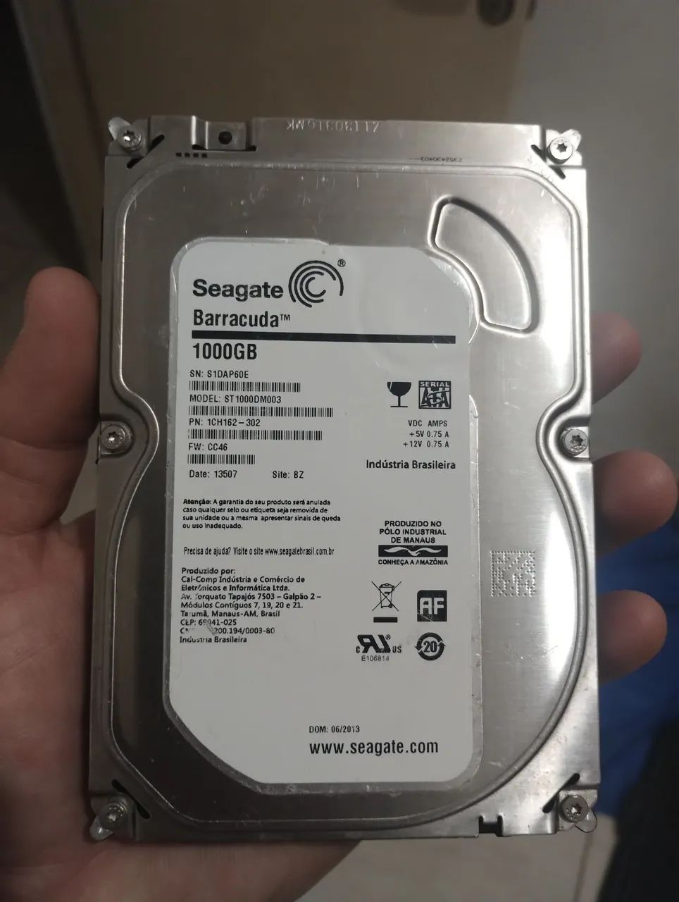 HD 1tb para desktop 