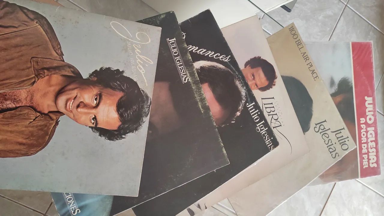 Kit 6 disco vinil Júlio Iglesias relíquia 