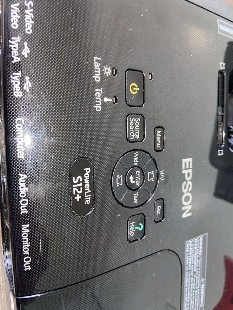 Retro Projetor Data Show Epson Powerlite S12 - Foto 4