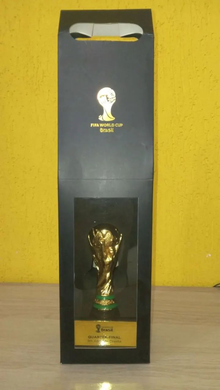 Miniatura oficial taça Copa do Mundo 2014 - Argentina X Bélgica - Foto 3