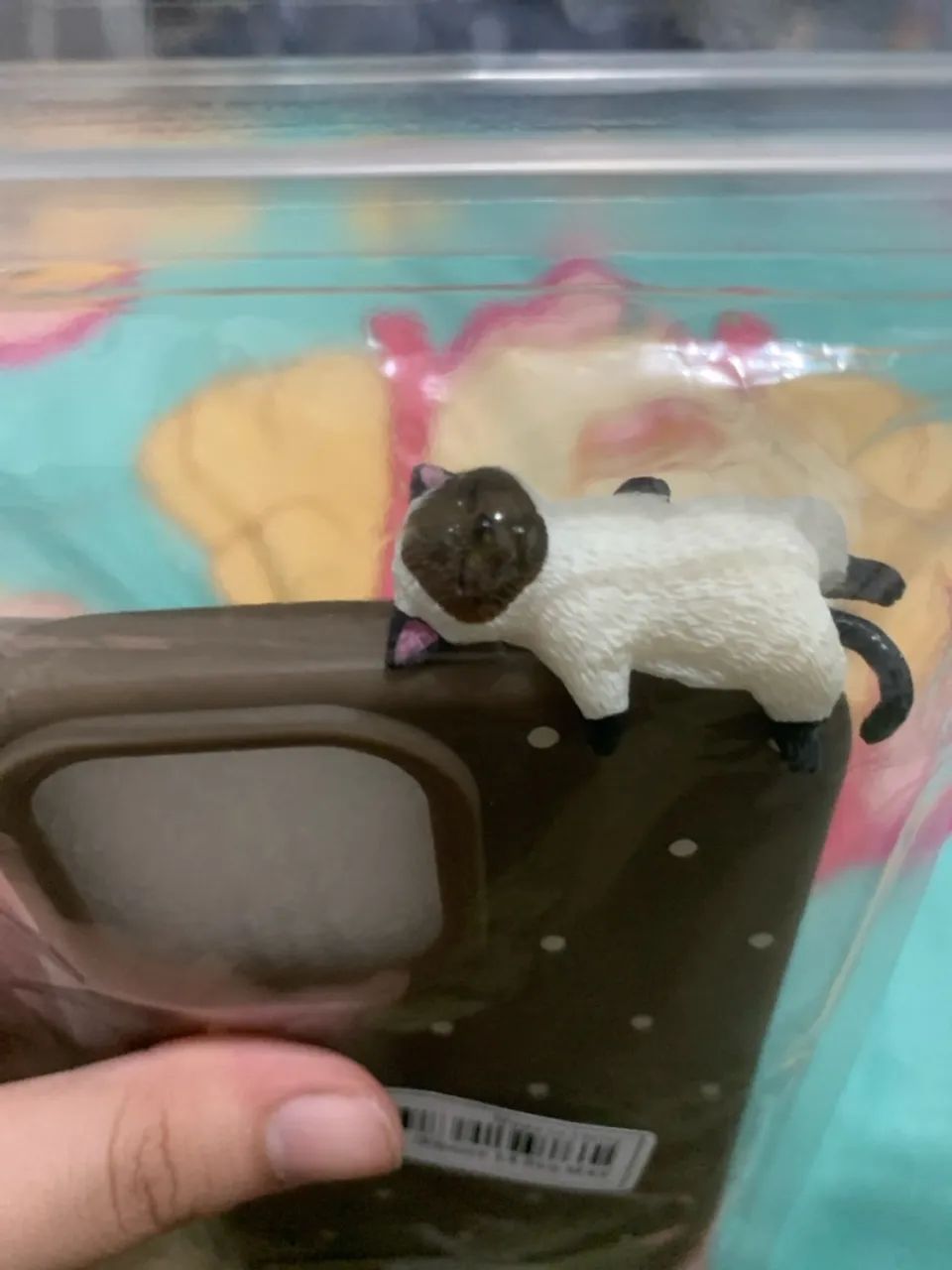Capinha de gatinho silicone iPhone 14 Pro Max  - Foto 3