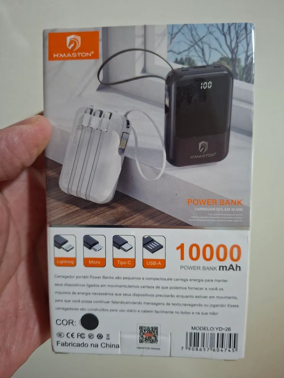 POWER BANK COMPACTO H'MASTON YD-26 - Foto 2