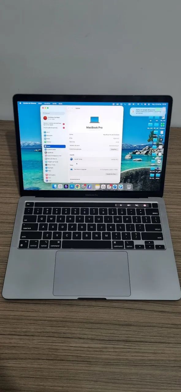 Macbook Pro M2 256gb ssd 8g ram 13.3pl 2022 - Notebooks - Xaxim