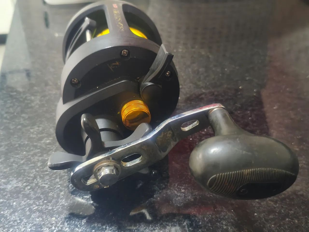 Carretilha pesca.