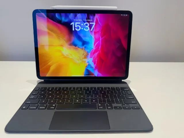 iPad Pro 11 256GB + Magic Keyboard + Apple Pencil | Tela perfeita