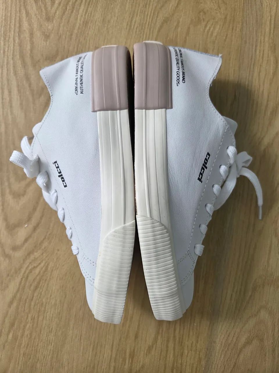tênis de couro colcci branco 36 - Foto 5