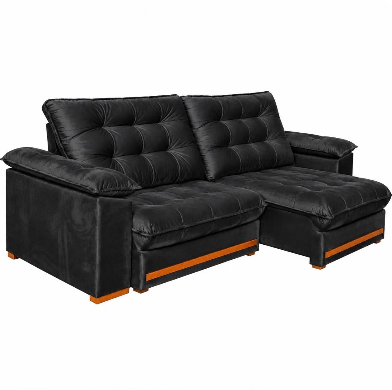 Sofá Retrátil e Reclinável Noiré 250 cm - Foto 2