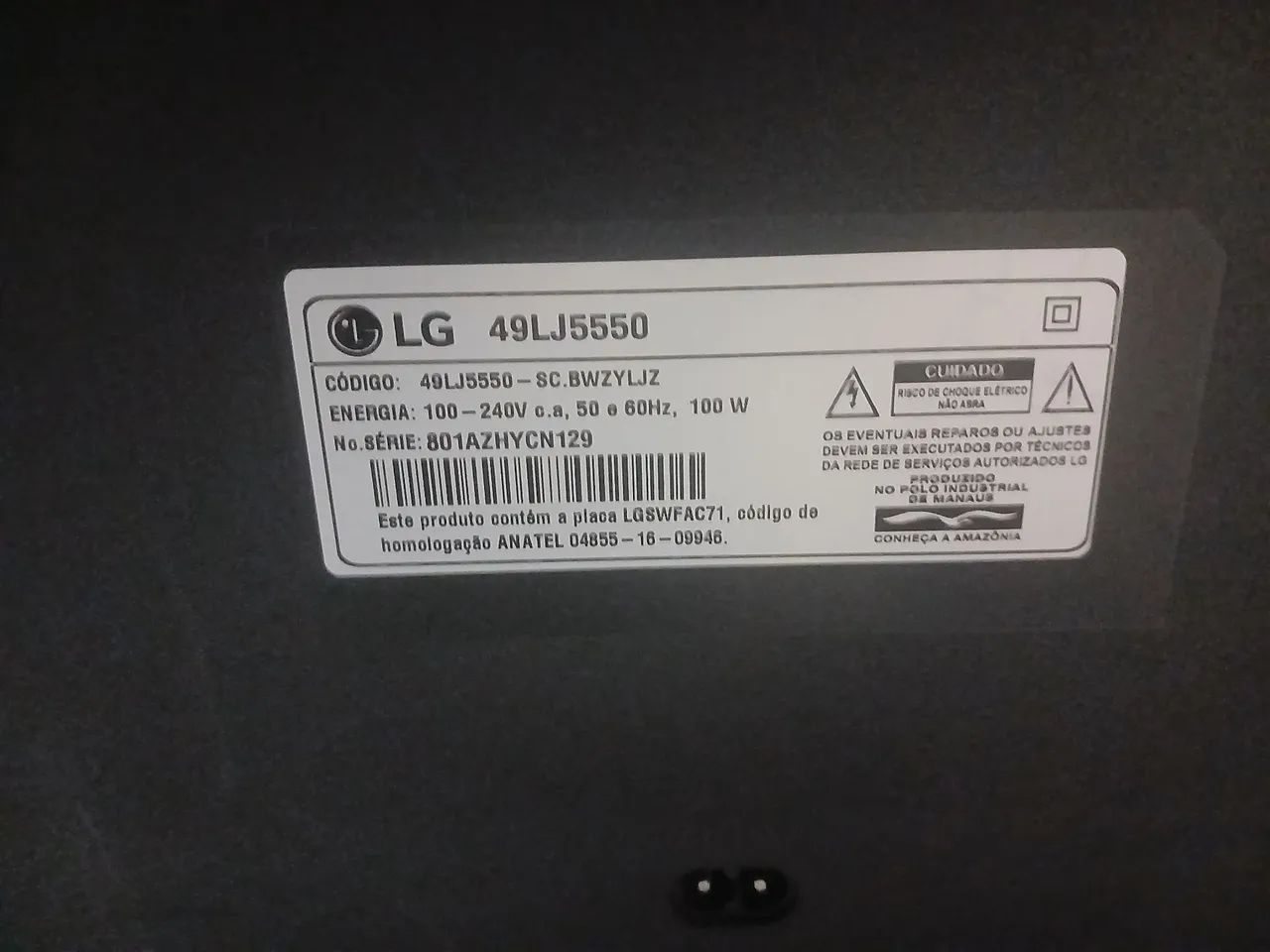 Tv smart de 50.lg e 28 polegadas para retirada de peças  - Foto 3