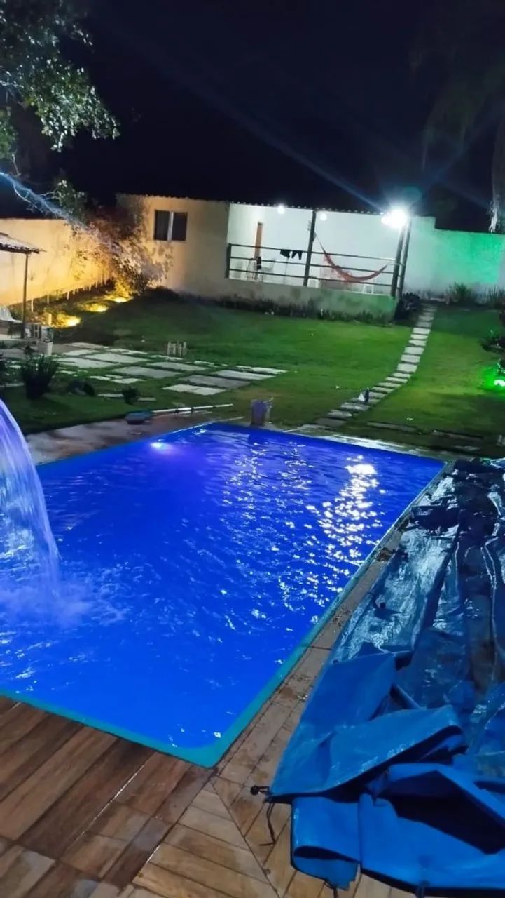 Sítio coqueiro velho, espaço com piscina  - Foto 3