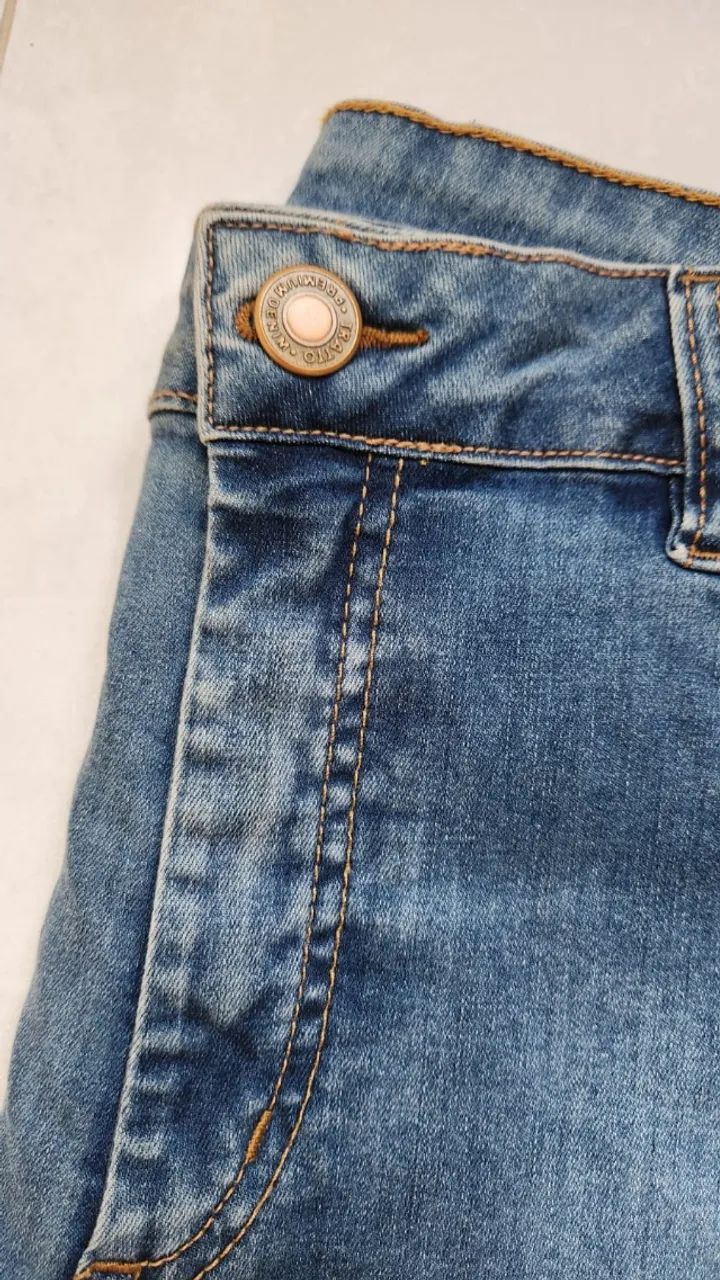 Shorts jeans femininos com elastano - Foto 5