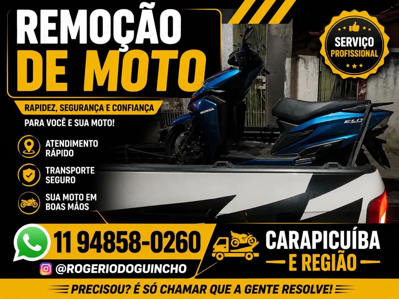 Guincho De Moto Em Carapicuíba E Região 