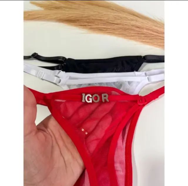 Calcinhas personalizadas com o nome ou frase que você escolher ou de sua preferencia ! Per - Foto 3