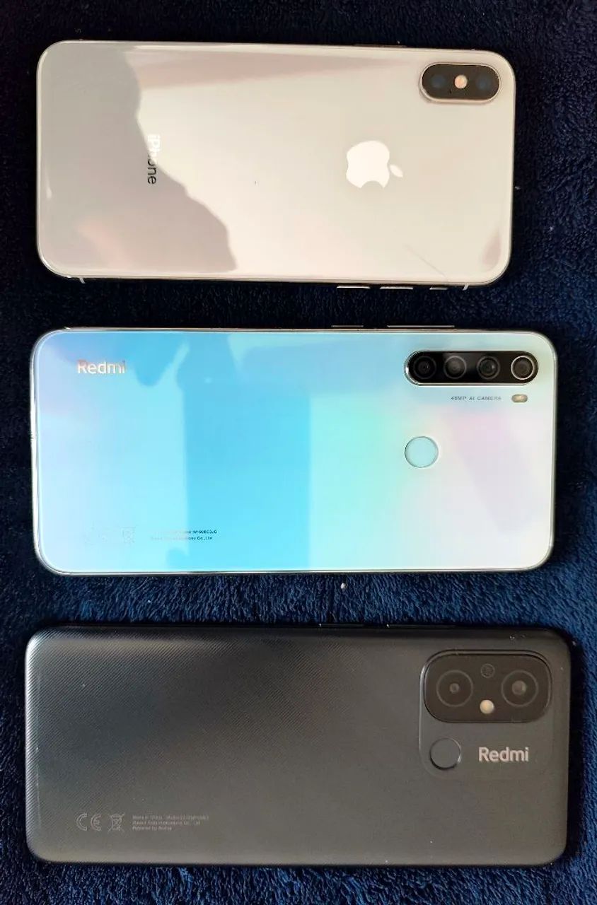 Celulares : IPHONE X, REDMI 08 e REDMI 12. - Foto 2