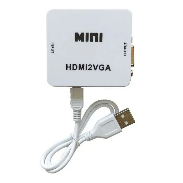 Conversor de HDMI para VGA Com alimentação USB