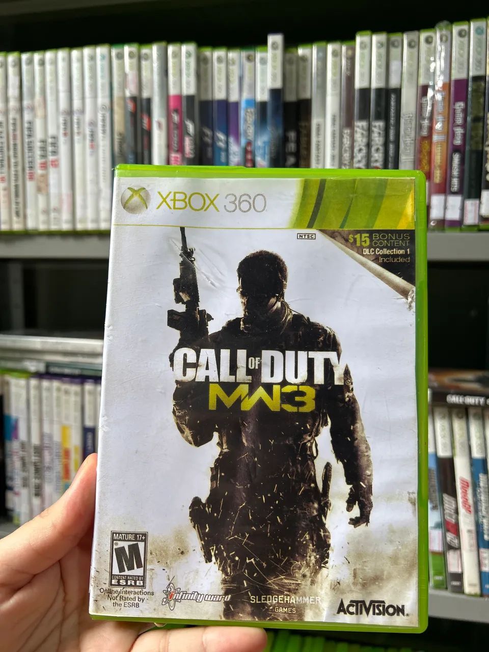 Call of Duty MW3 Xbox 360 (capa reimpressa)