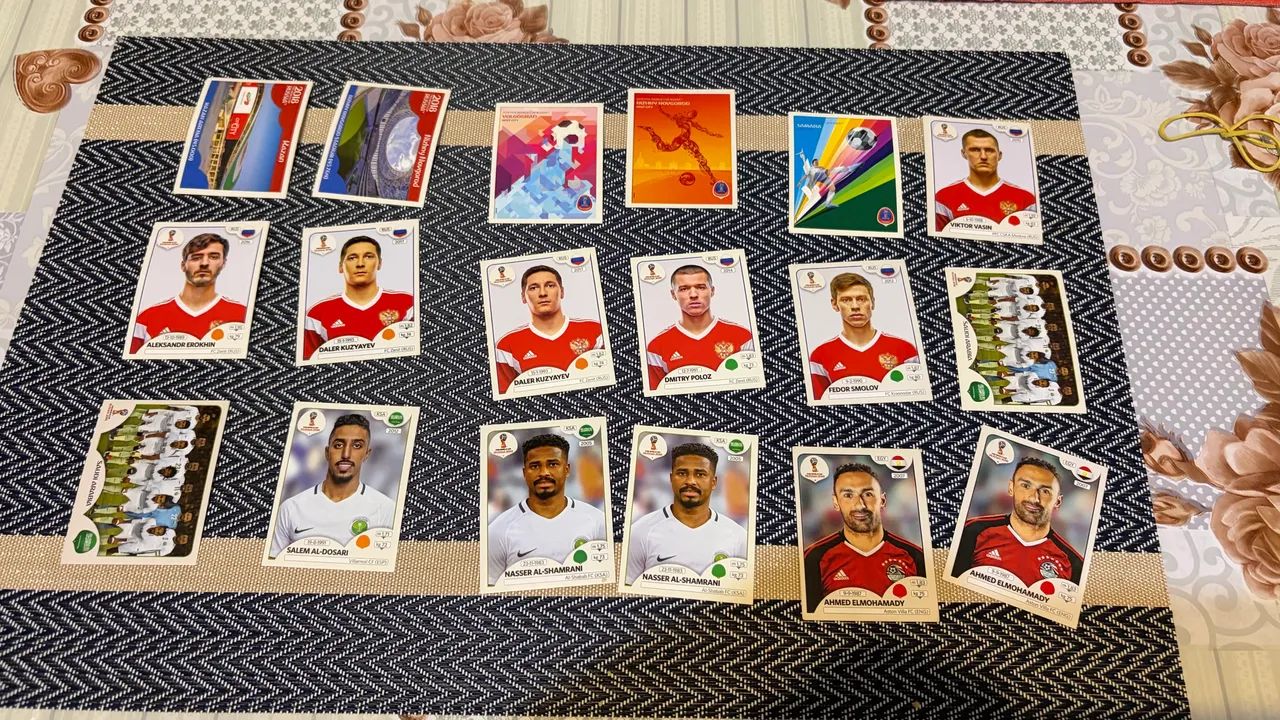 Vendo figurinhas da copa 2018