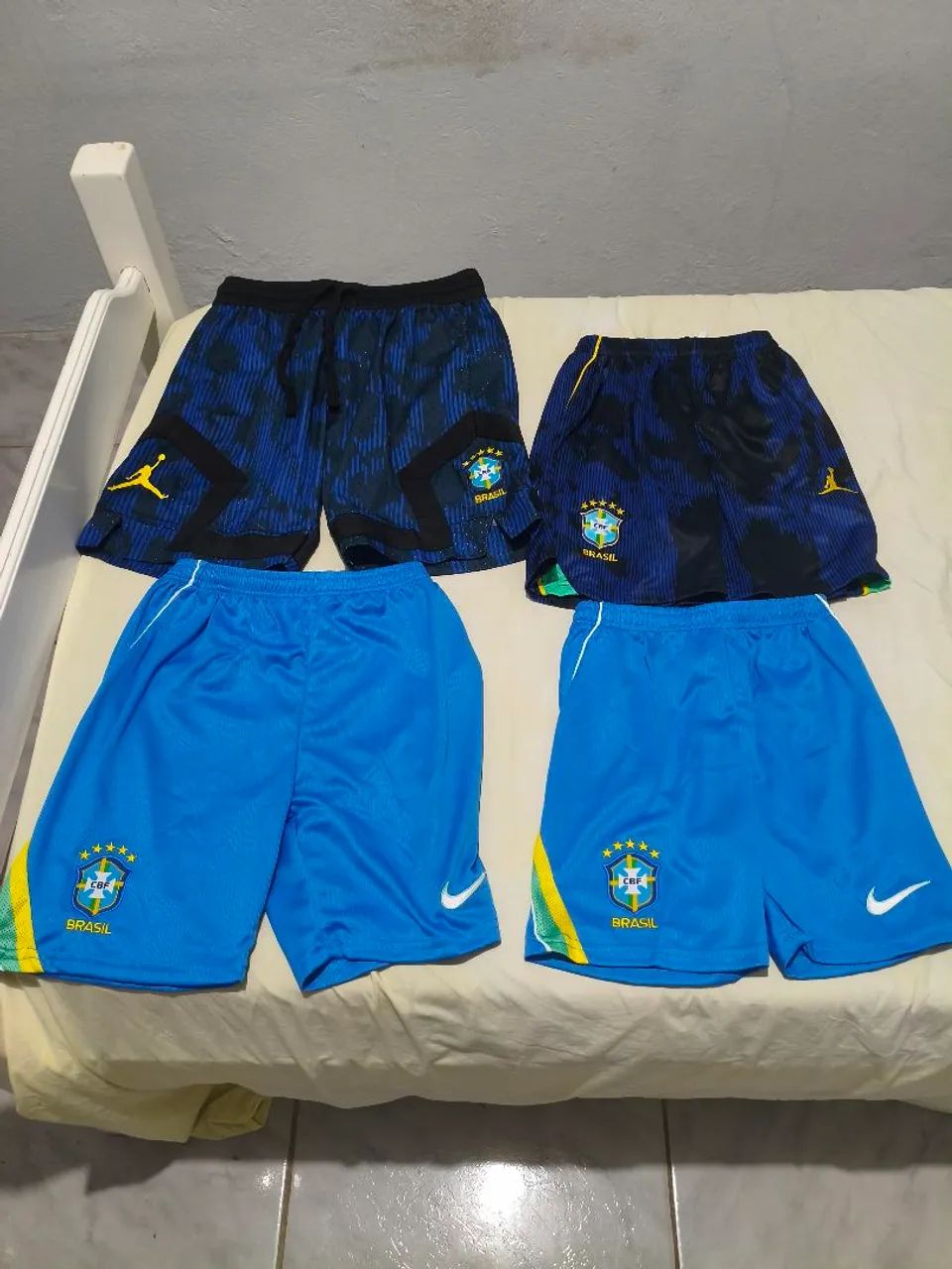 Shorts Brasil 2026 tamanho P e pp e M