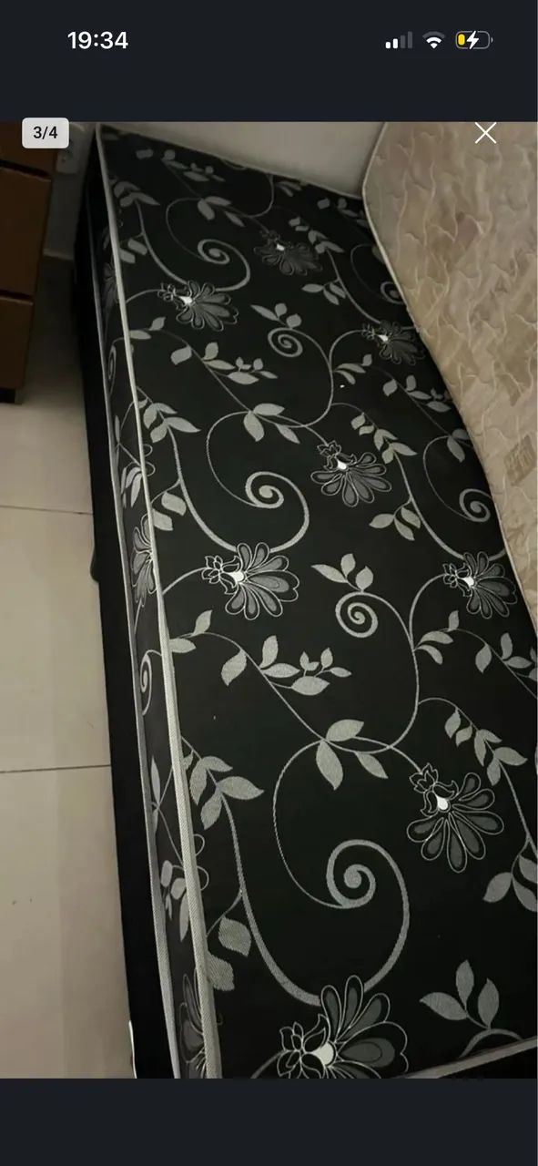 Cama de solteiro box com colchão integrado + 1 colchão  - Foto 4