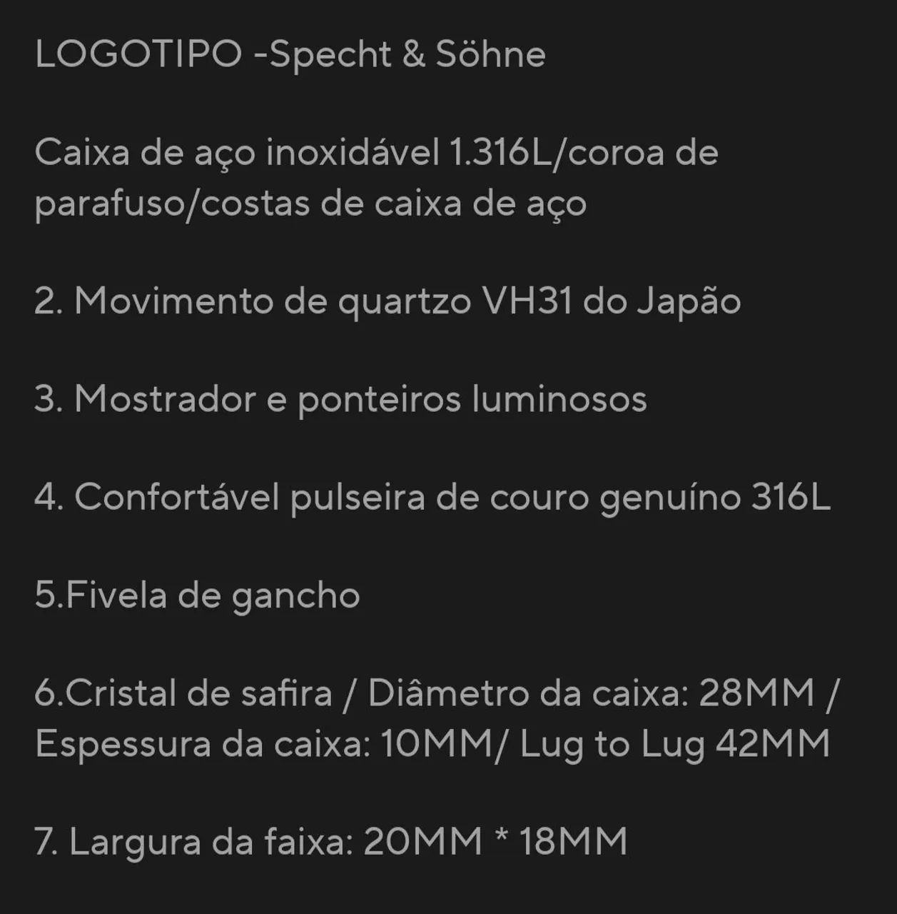 Relógio Specht & Söhne - Tank - Foto 5