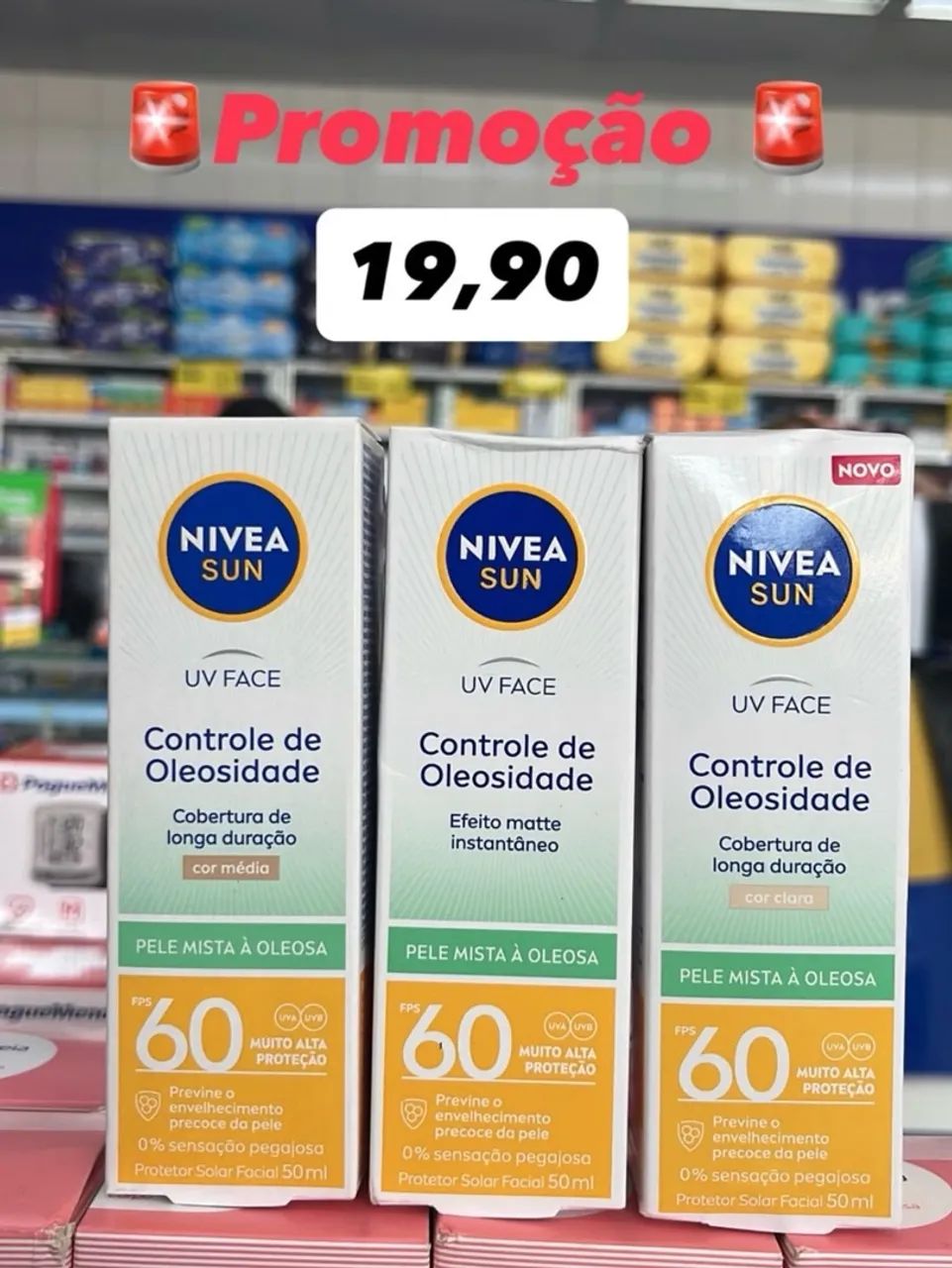 Protetor solar com cor Nívea  - Foto 2
