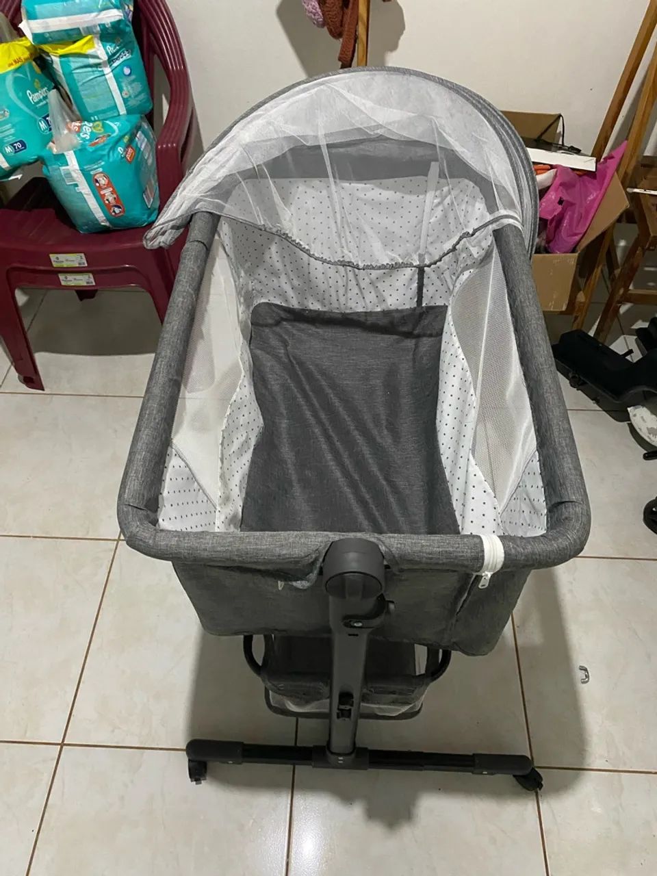 Vendo berço Moisés  usado  SEM O COLCAO - Foto 3