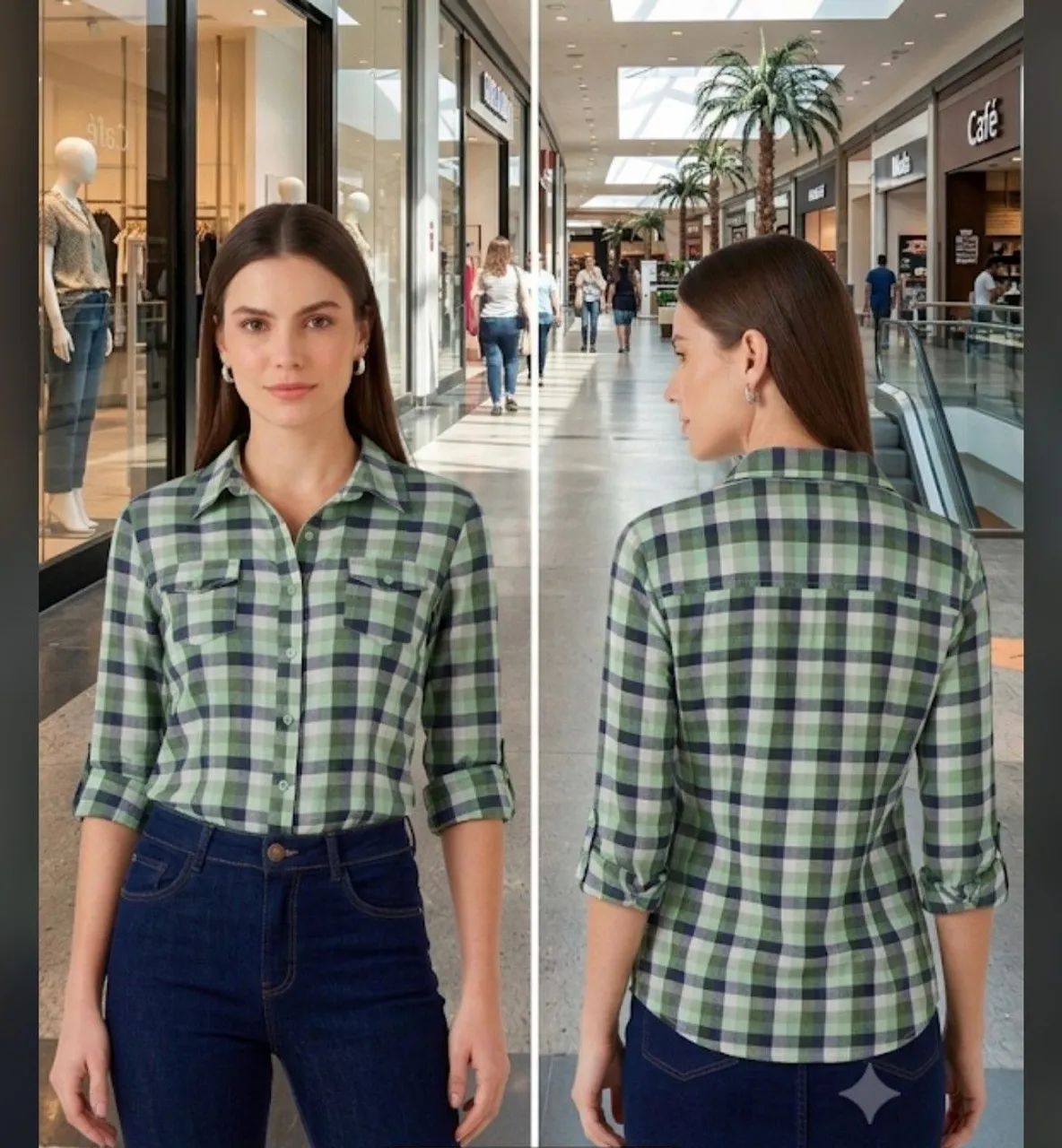 Blusa feminina P da BLUESTEEL - 100% algodão 