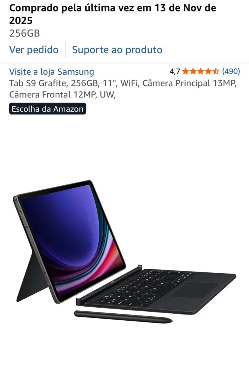 Tab S9 Grafite 256GB - Foto 4