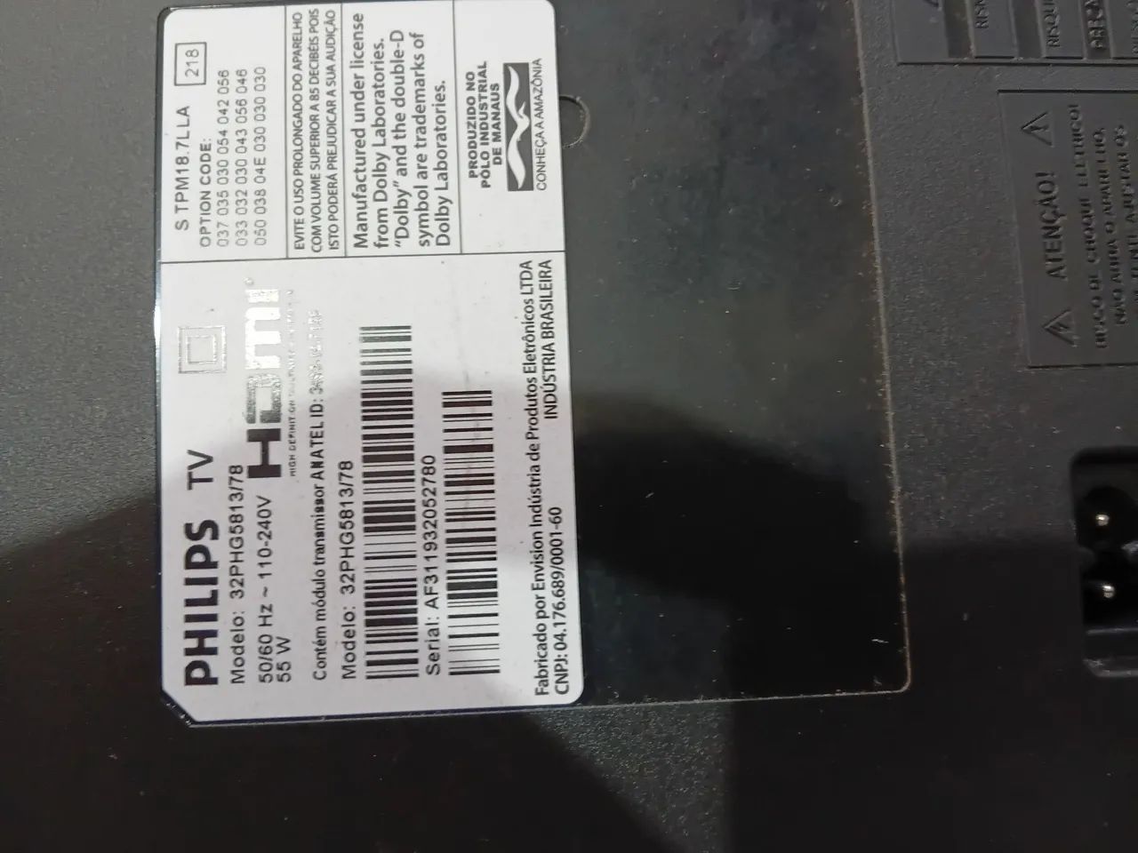 Tv Philips 32 polegadas não liga. Para quem conserta.  - Foto 2