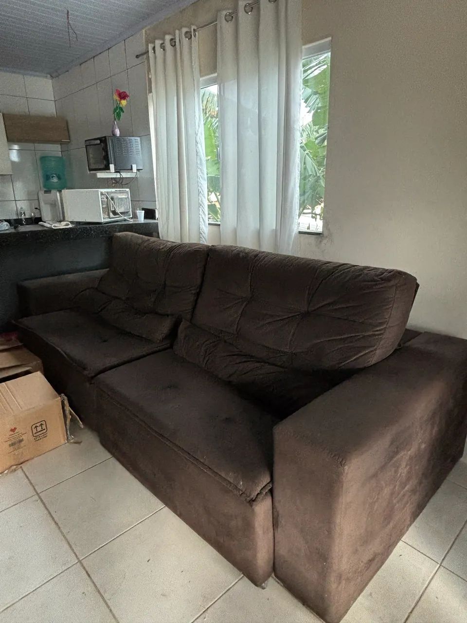 Sofá retrátil 2,9m muito espaçoso - Foto 3