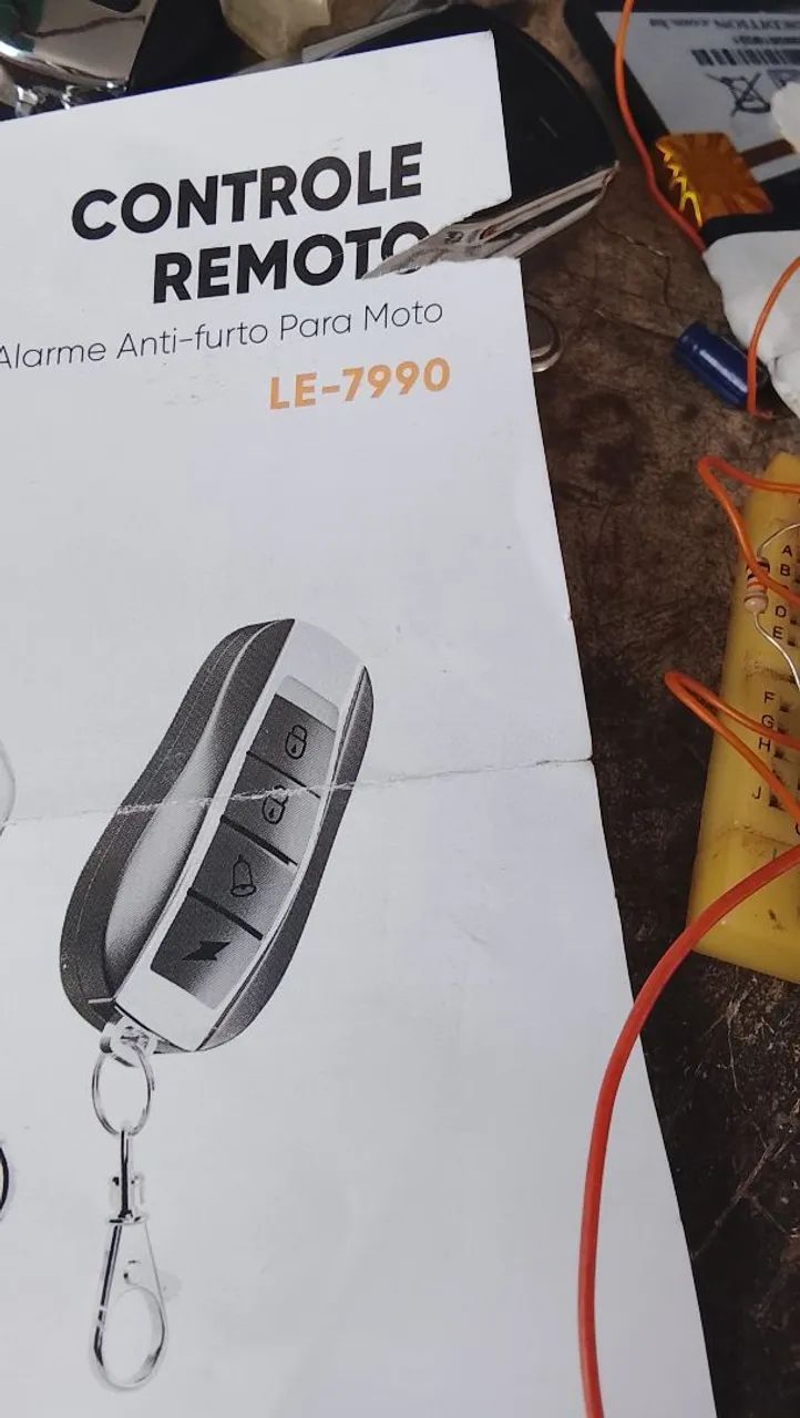 Alarme. Pra. Moto. E.  Carro - Foto 3