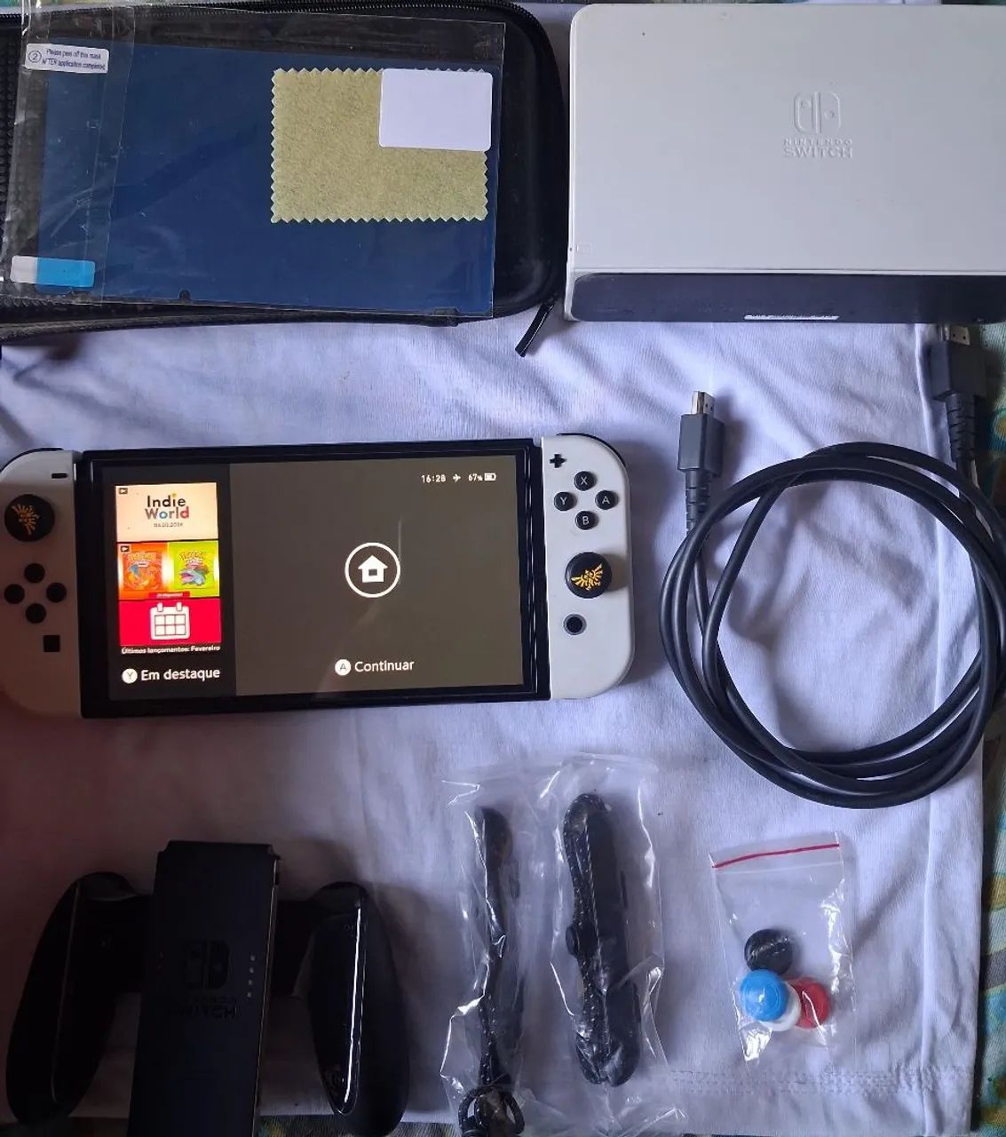 Nintendo switch oled seminovo  - Foto 2