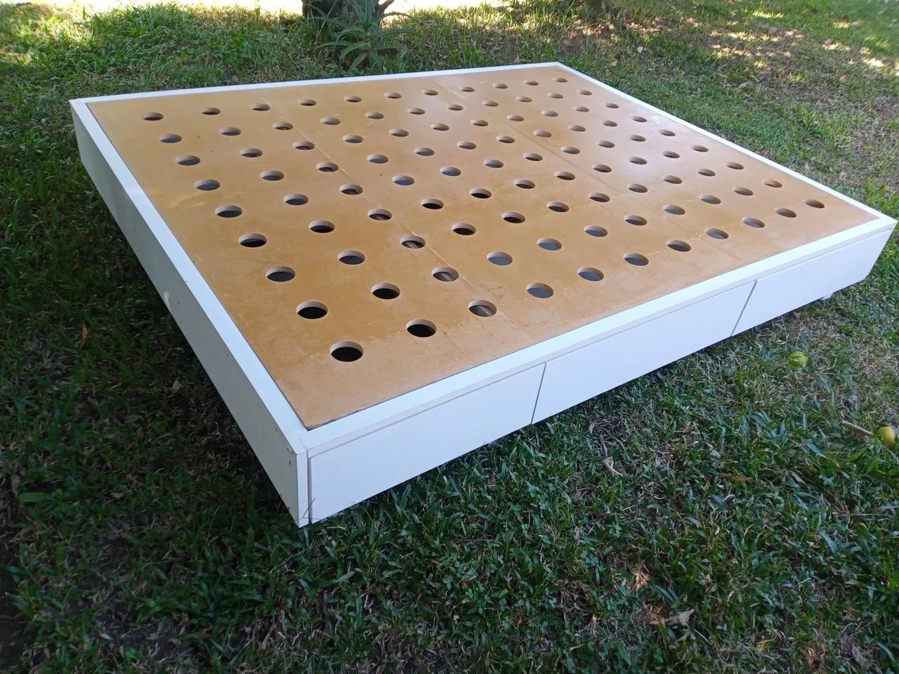 Com entrega cama Queen MDF com gavetas  - Foto 3