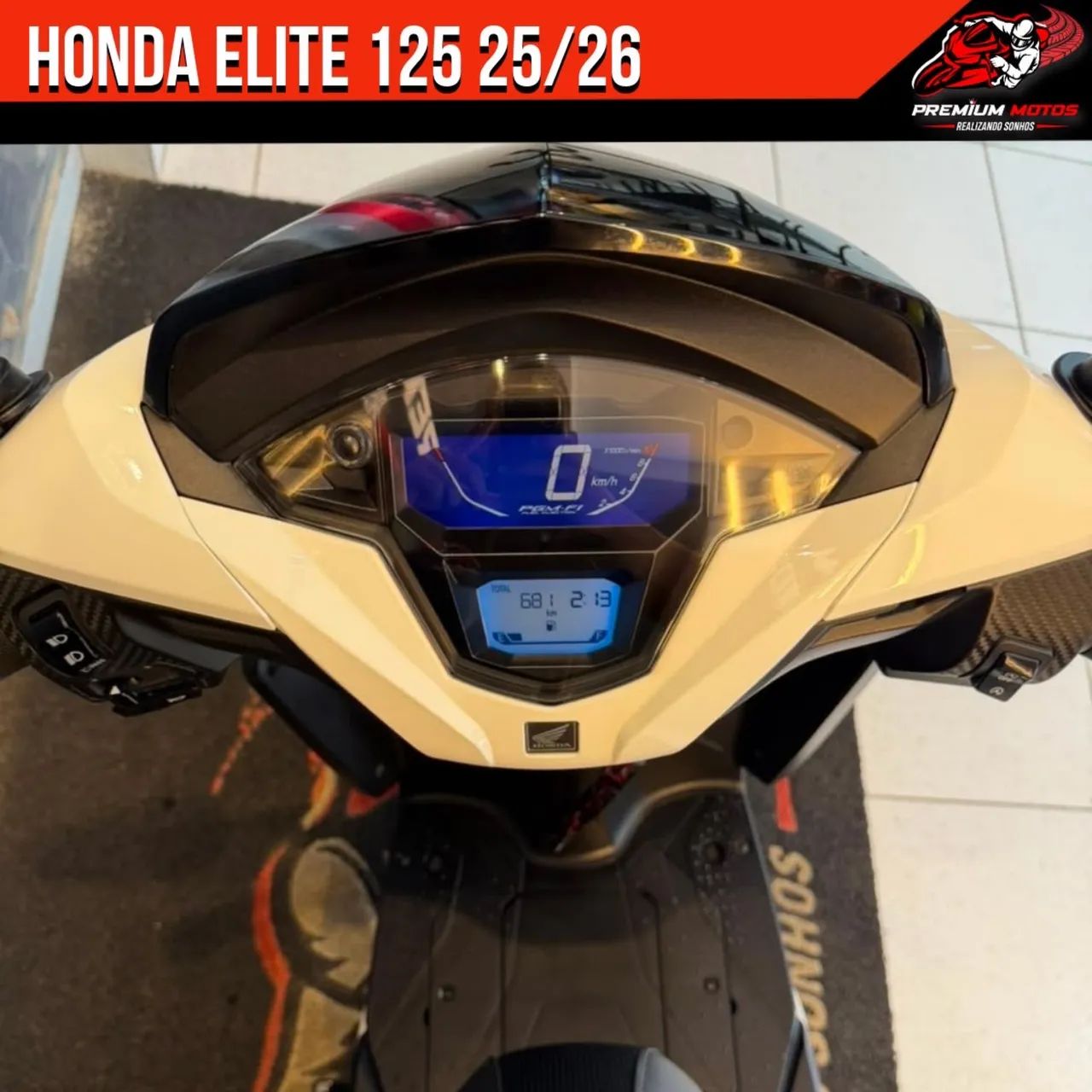 Honda Elite 125 2026 com 681KM - Foto 5