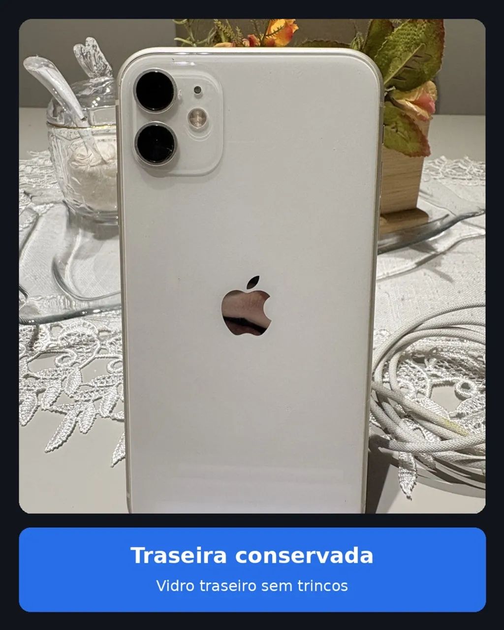 ? Apple iPhone 11 - Branco - 64 GB - Foto 2