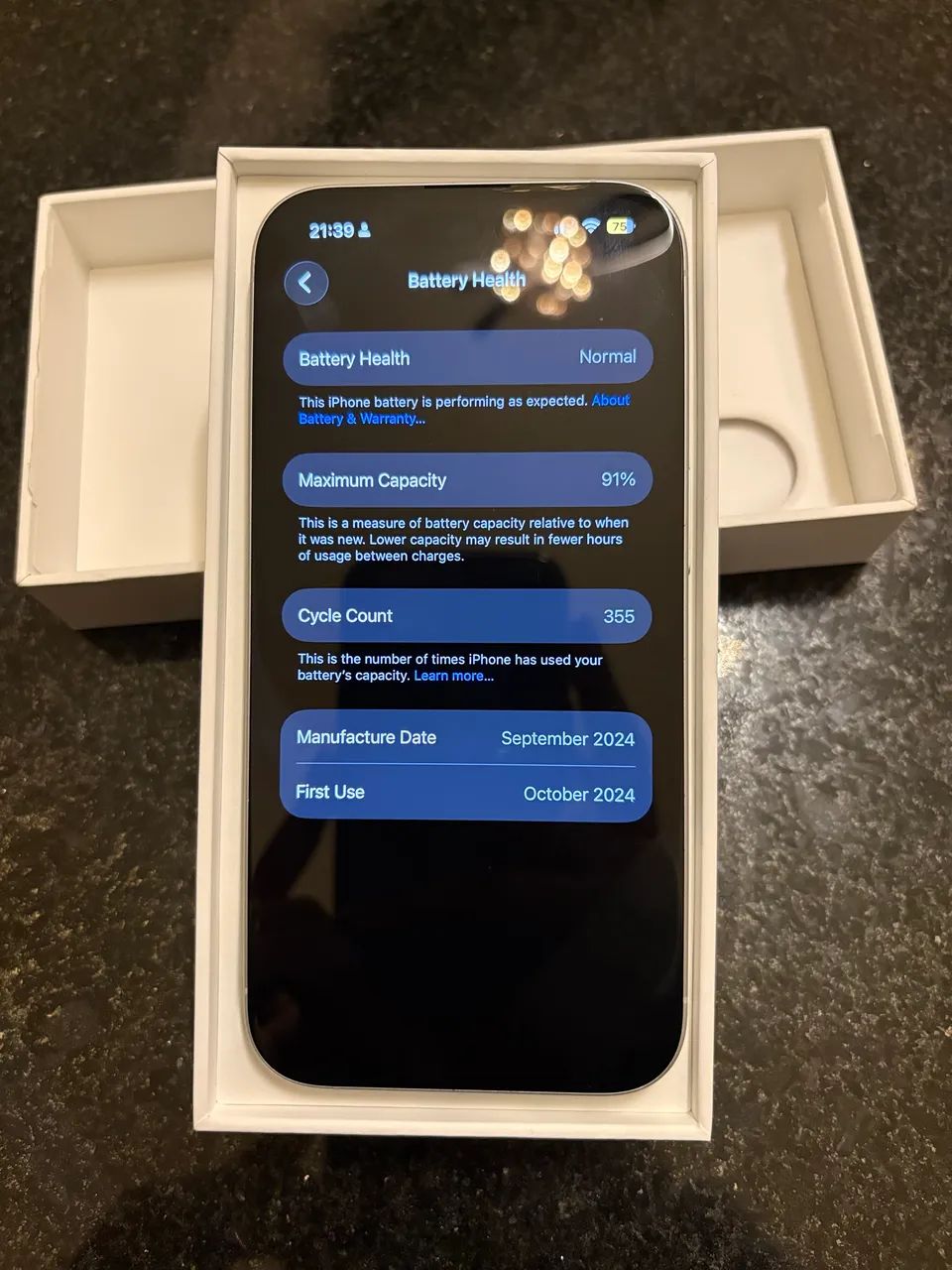 IPHONE 16 128GB - IMPECÁVEL COMPRADO EM ORLANDO EUA - Foto 5