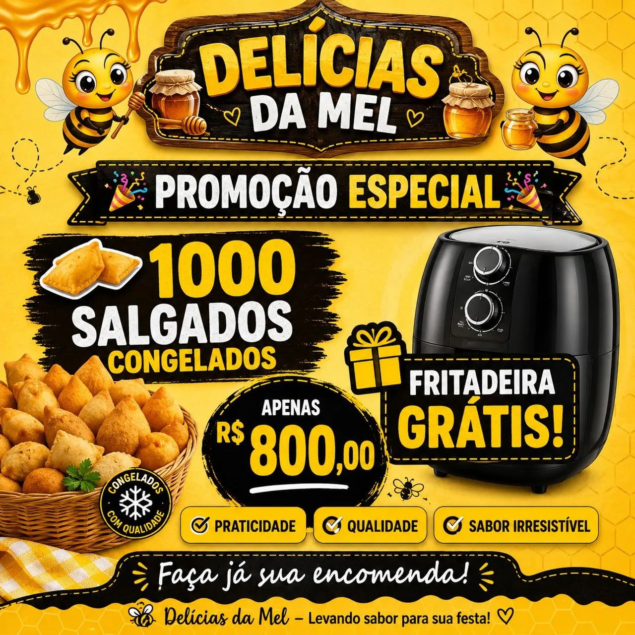 Salgados e doces 