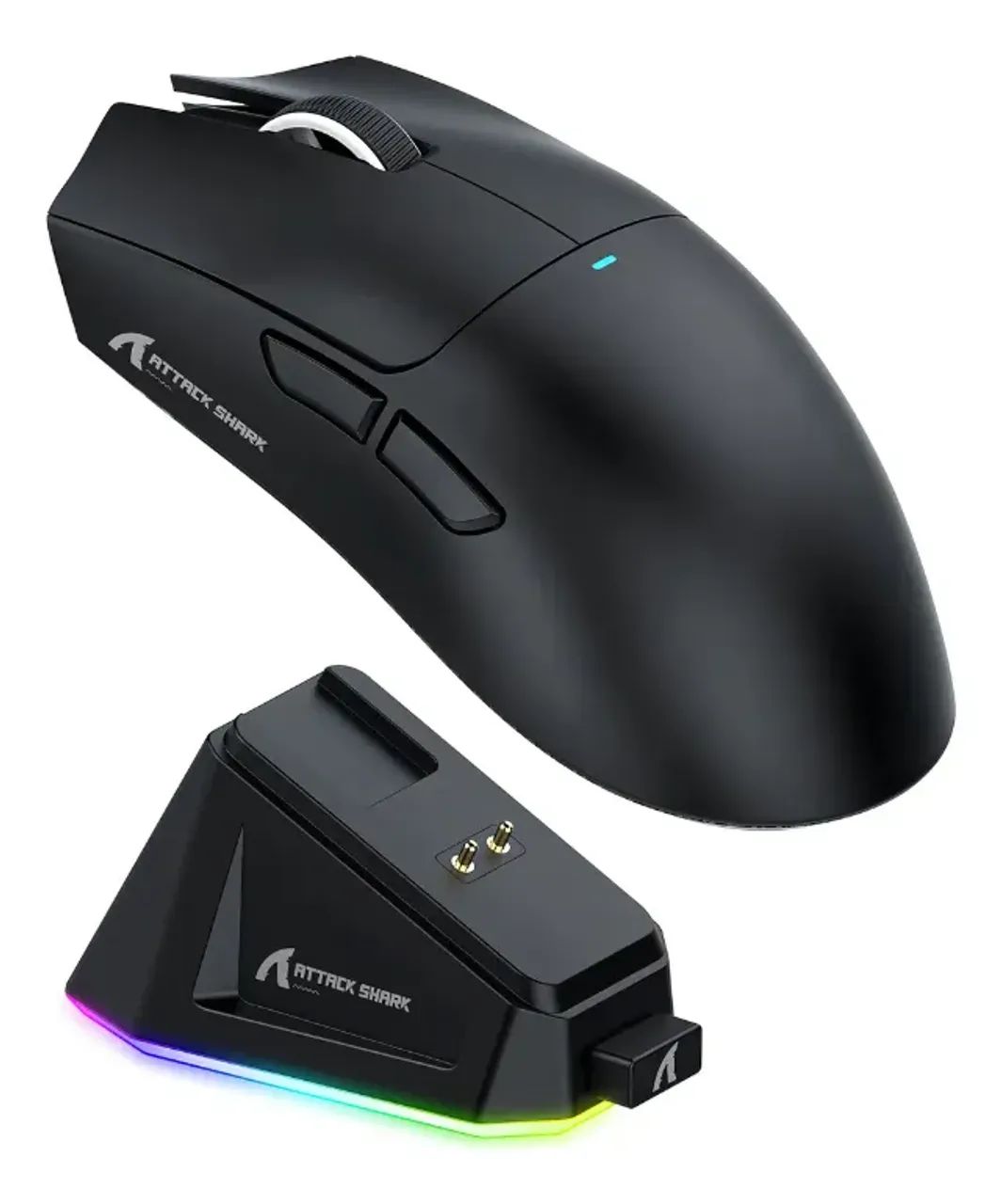 mouse atack shark x11 com dock  - Foto 3