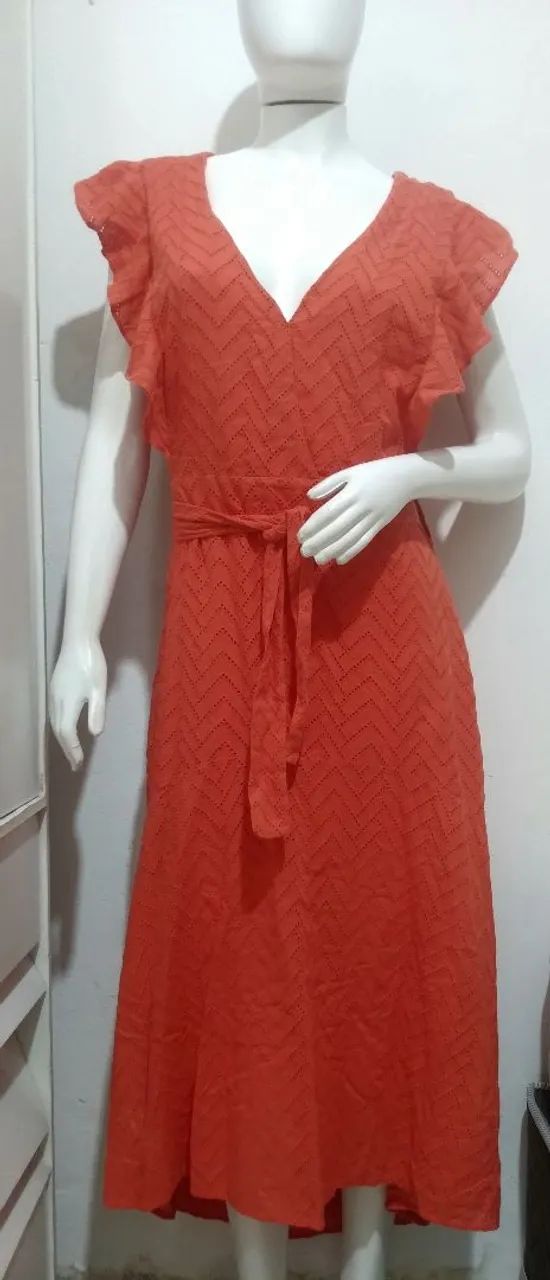 Vestido Seminovo Chocoleite M