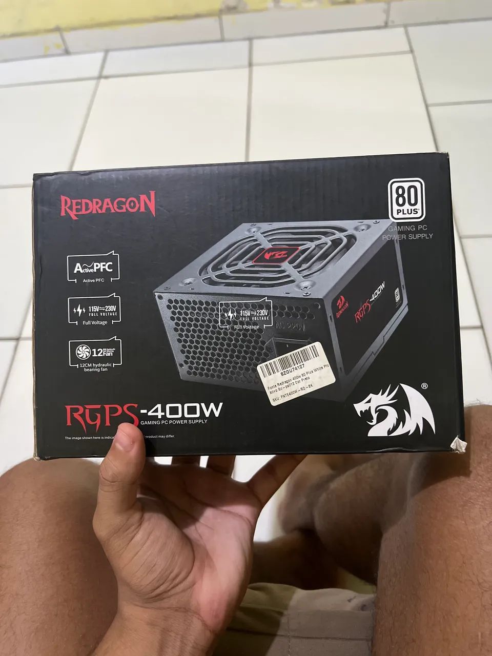 Fonte Redragon 400w 80 Plus White 
