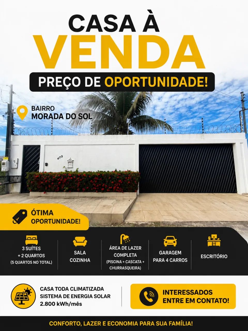 CASA NO MORADA DO SOL. Oferta imperdível!!!!