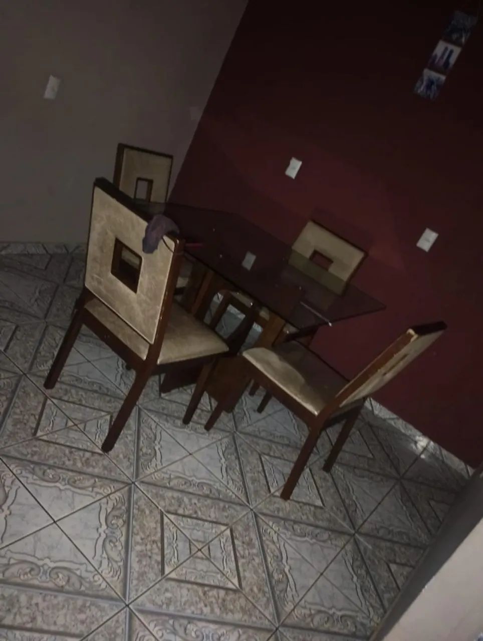 Mesa de jantar de vidro 4 lugares  - Foto 3