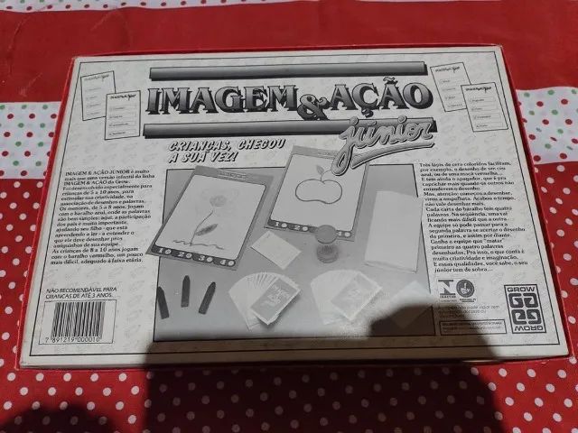 Imagem e Ação Junior - Tabuleiro Antigo da Grow Completo - Foto 2