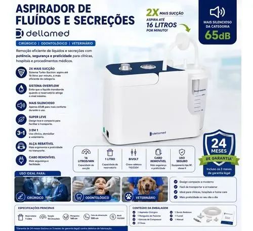Troco ou vendo Aspirador de fluídos e secreções novo - Foto 2